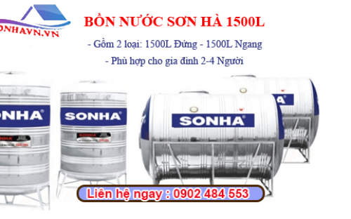 BẢNG GIÁ BỒN NƯỚC INOX SƠN HÀ THÁNG 8 NĂM 2019 TẠI TP. HỒ CHÍ MINH