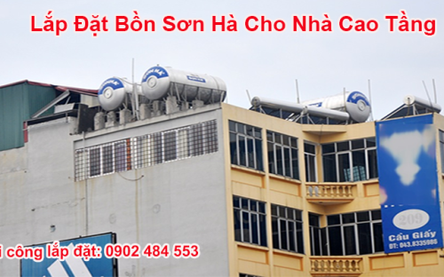 LẮP ĐẶT BỒN NƯỚC NHÀ CAO TẦNG