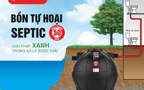 Bể phốt thông minh - giải pháp sống xanh dành cho mọi gia đình Việt