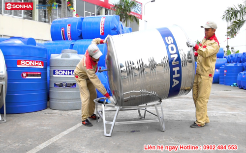 LẮP ĐẶT BỒN NƯỚC SƠN HÀ
